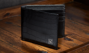 Crocodile leather wallets