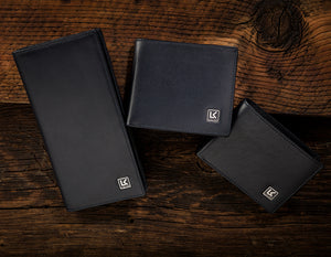 Traditional leather wallets